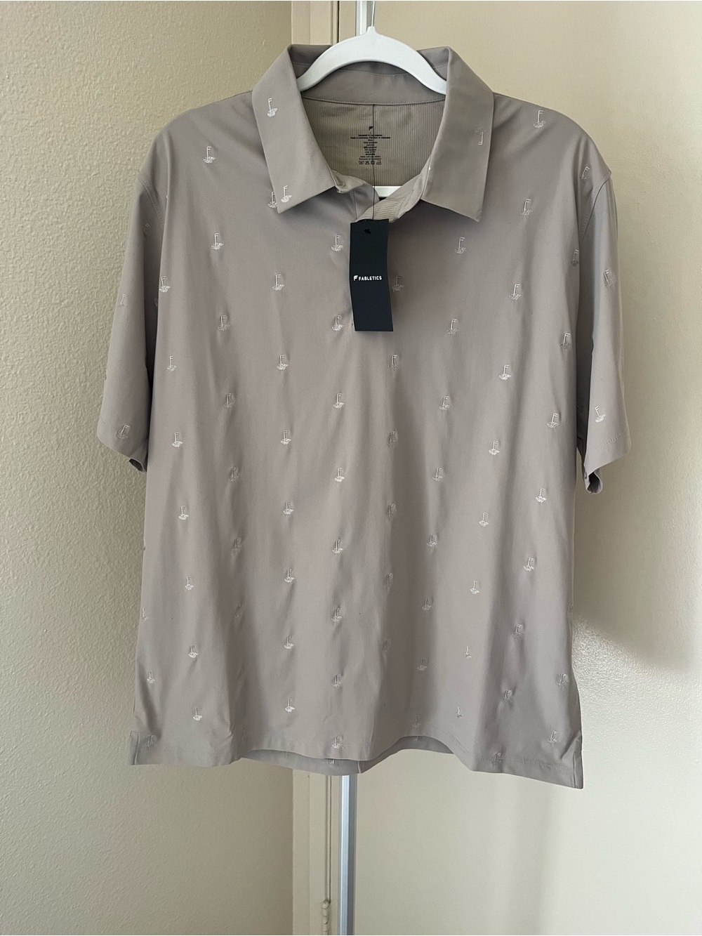 Fabletics The Don Golf Polo Embroidered Size L NWT